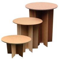 Tables Etoile en carton  - 3 tailles